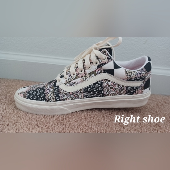 Vans Floral Patchwork Size 8.5 W - Picture 2 of 5